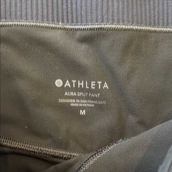 Athleta Aura Split Pant Women's Size Medium in Black Olive - Picture 2 of 10
